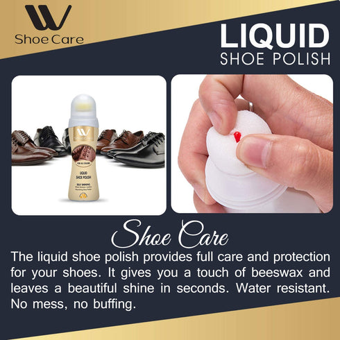 Liquid Shoe Polish Neutral | 2.53 fl oz | WBM SHOE CARE